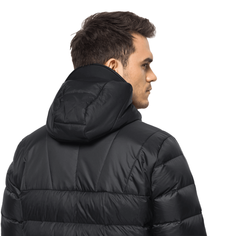 Brand Jack Wolfskin Men's Nebelhorn Down Hoody Best Black