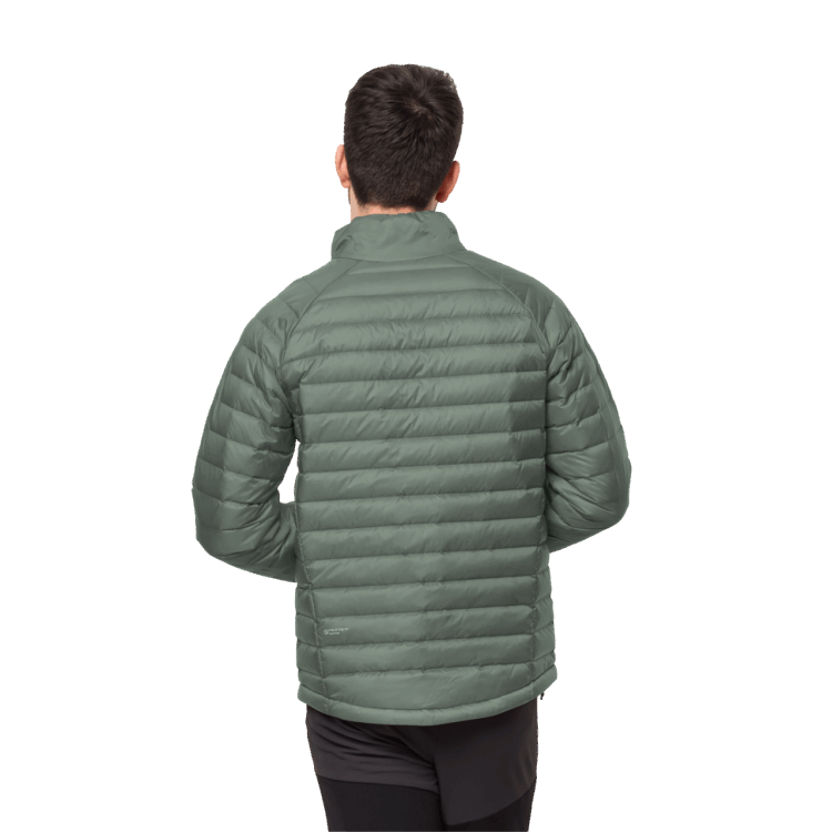 Hedge Green Brand Jack Wolfskin Men's Passamani Down Jacket Fashion