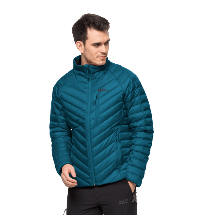 Blue Coral Collection Brand Jack Wolfskin Men's Passamani Down Jacket
