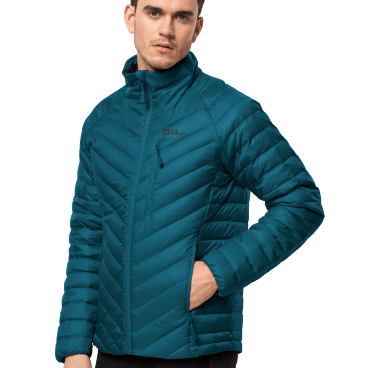 Blue Coral Collection Brand Jack Wolfskin Men's Passamani Down Jacket