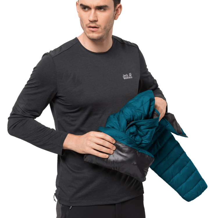 Blue Coral Collection Brand Jack Wolfskin Men's Passamani Down Jacket