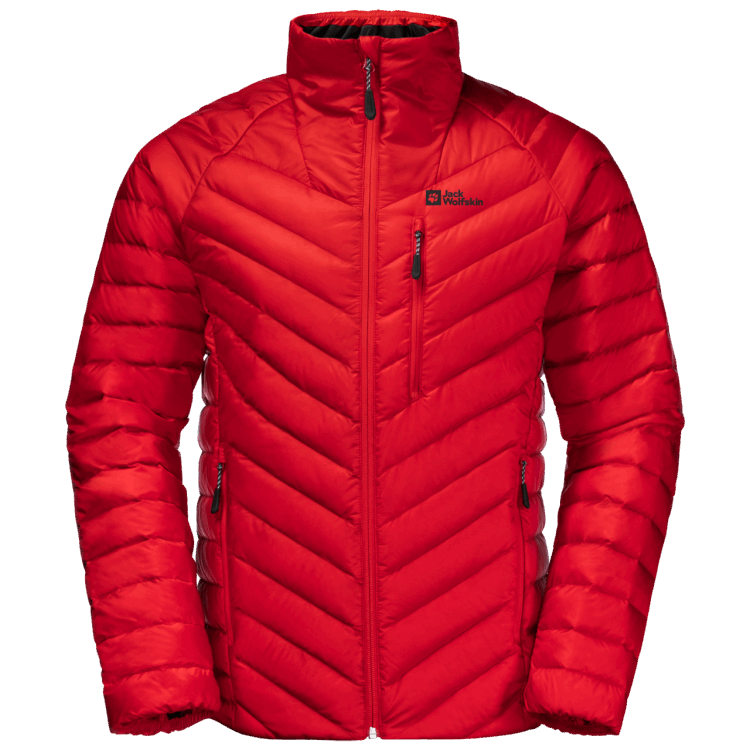 Adrenaline Red Collections Men's Passamani Down Jacket Brand Jack Wolfskin