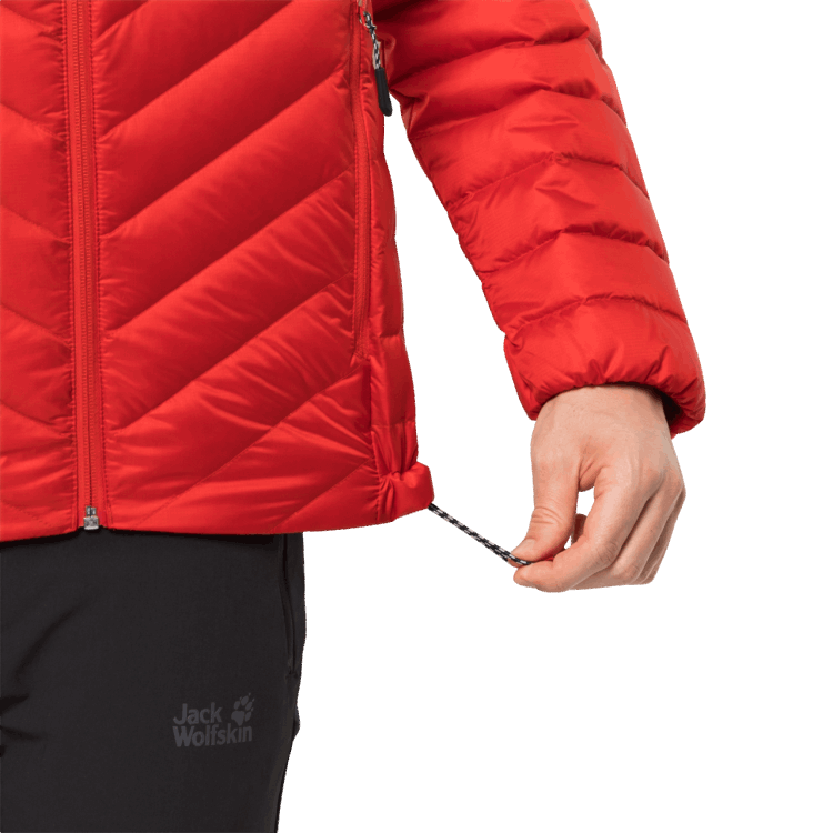 Adrenaline Red Collections Men's Passamani Down Jacket Brand Jack Wolfskin
