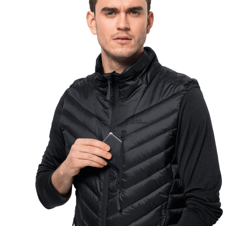 Phantom Men's Passamani Down Vest Brand Jack Wolfskin Origin