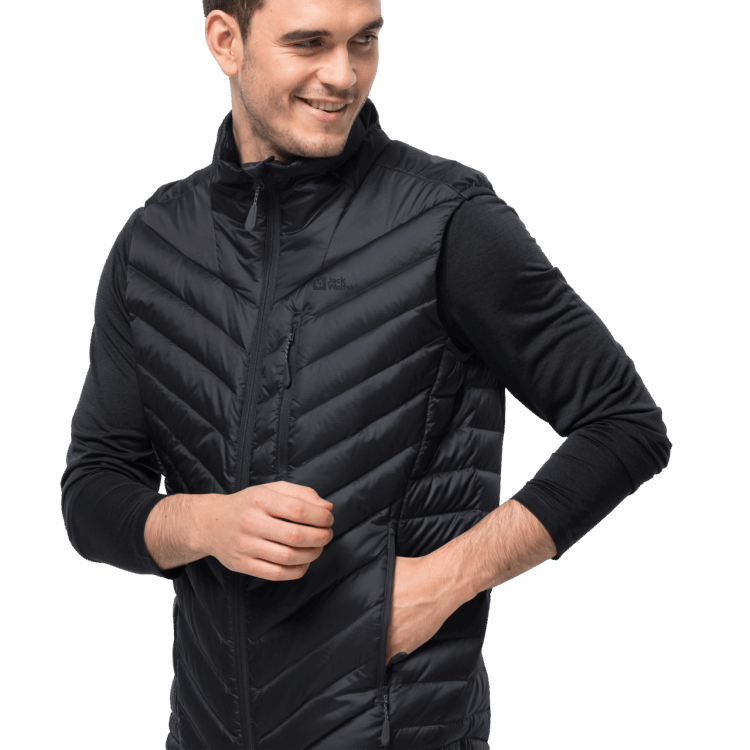Phantom Men's Passamani Down Vest Brand Jack Wolfskin Origin