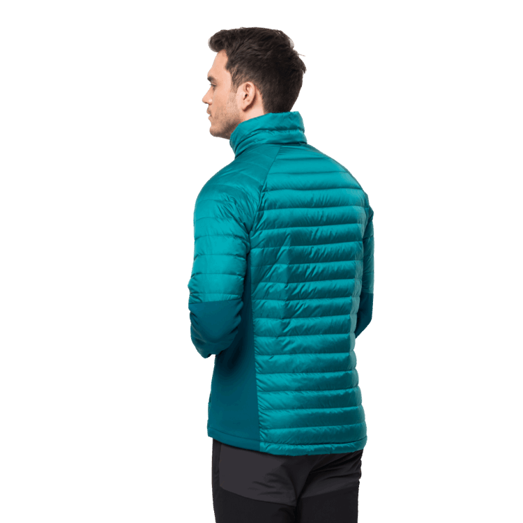 Bay Blue Men's Nebelhorn Down Hybrid Origins Brand Jack Wolfskin
