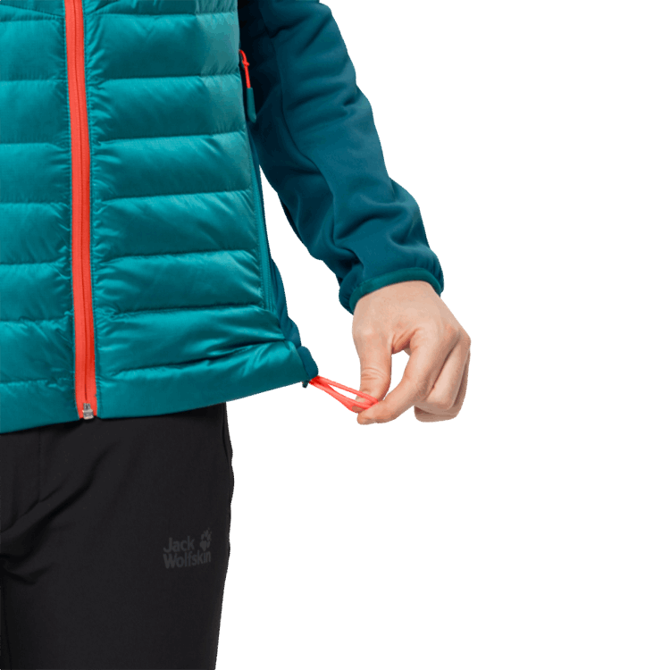 Bay Blue Men's Nebelhorn Down Hybrid Origins Brand Jack Wolfskin