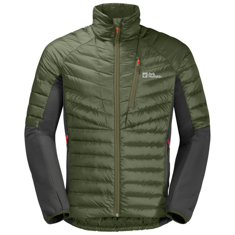 Brand Men's Nebelhorn Down Hybrid Brand Jack Wolfskin Greenwood