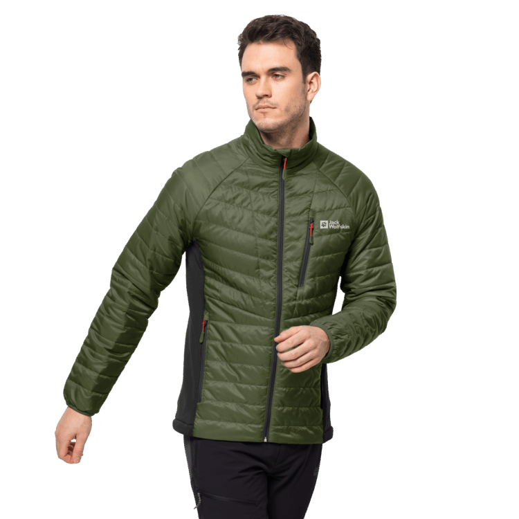 Brands Men's Routeburn Pro Insulated Jacket Greenwood Brand Jack Wolfskin