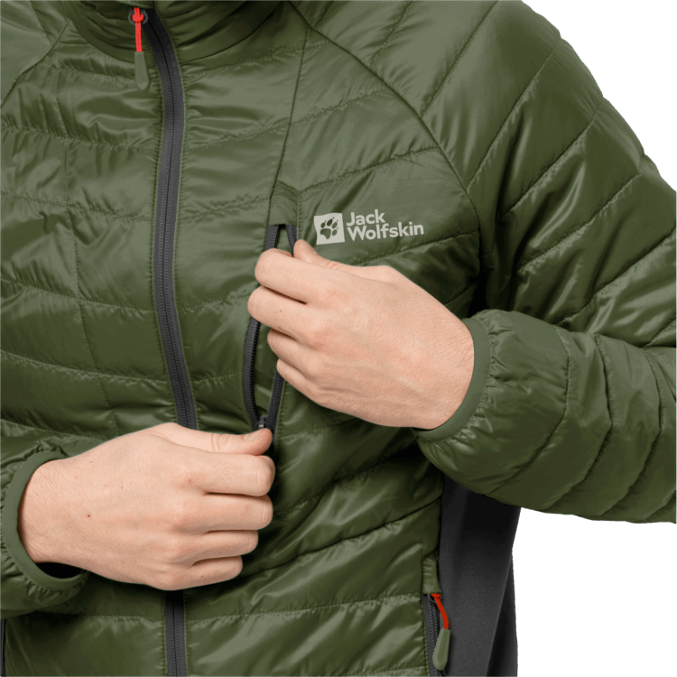 Brands Men's Routeburn Pro Insulated Jacket Greenwood Brand Jack Wolfskin