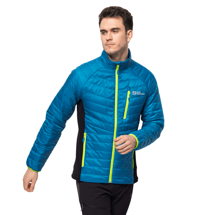 New Blue Pacific Men's Routeburn Pro Insulated Jacket Brand Jack Wolfskin