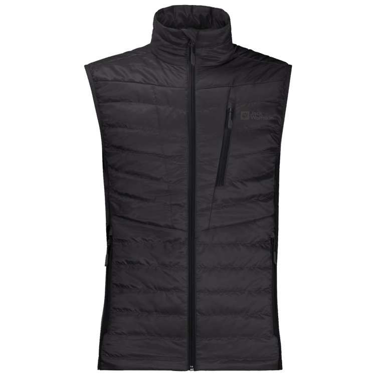 Men's Routeburn Pro Insulated Vest Brand Jack Wolfskin Collection Black