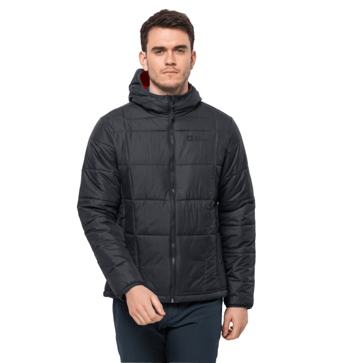 Men's Bergland Insulated Hoody Phantom Origin Brand Jack Wolfskin