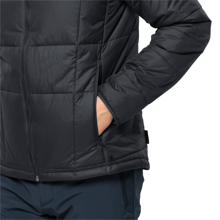 Men's Bergland Insulated Hoody Phantom Origin Brand Jack Wolfskin