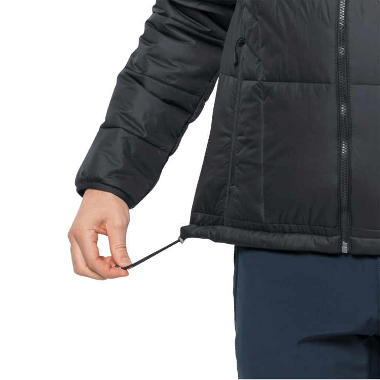 Men's Bergland Insulated Hoody Phantom Origin Brand Jack Wolfskin
