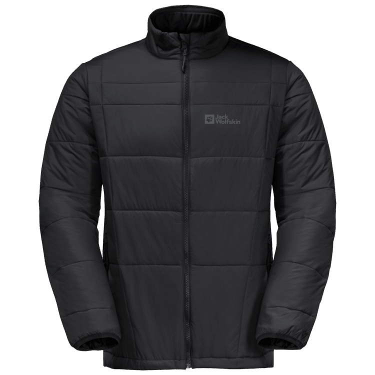 Men's Bergland Insulated Jacket Brand Black Brand Jack Wolfskin
