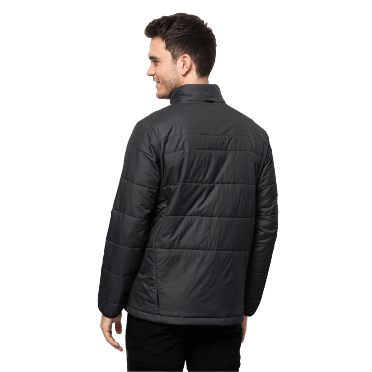 Men's Bergland Insulated Jacket Brand Black Brand Jack Wolfskin