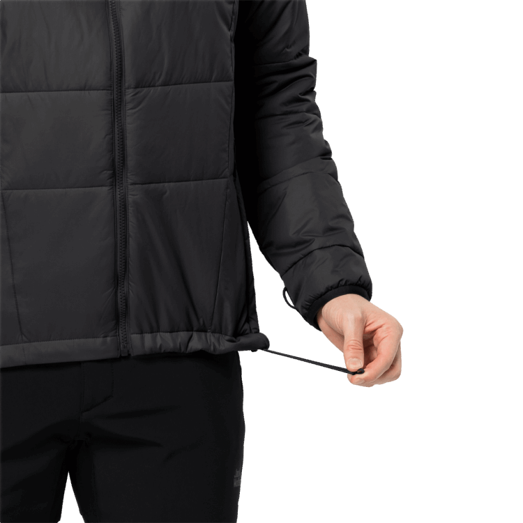 Men's Bergland Insulated Jacket Brand Black Brand Jack Wolfskin
