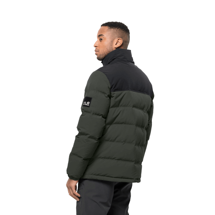 Brand Jack Wolfskin Antique Green Men's Alex Down Jacket Original