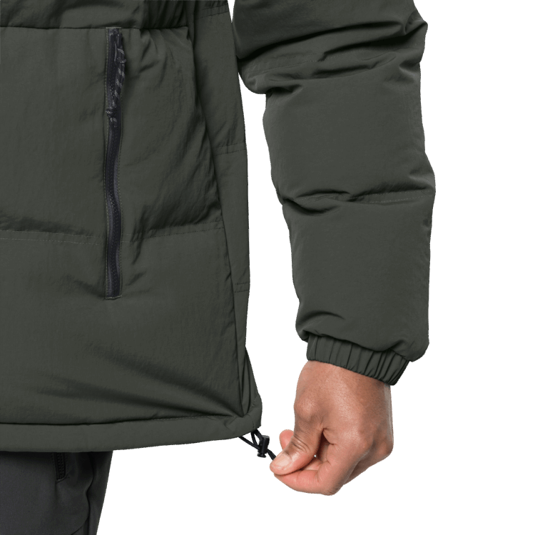 Brand Jack Wolfskin Antique Green Men's Alex Down Jacket Original