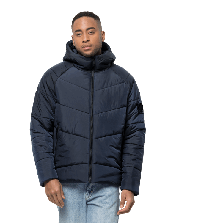 Brand Jack Wolfskin Men's Eisbach Jacket Night Blue New