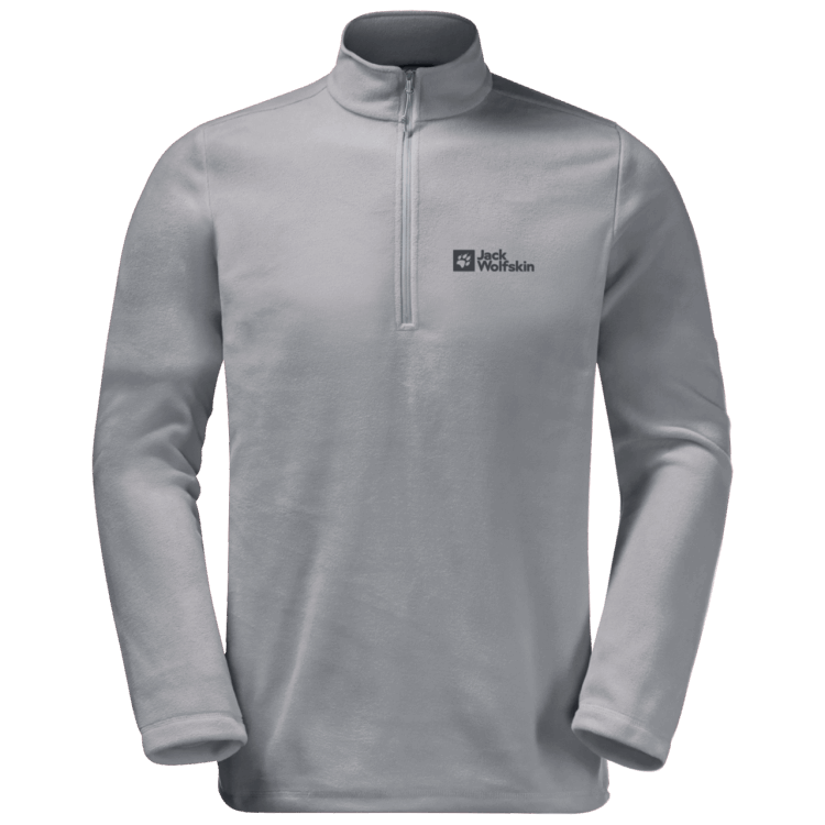 Slate Grey Brand Jack Wolfskin Men's Taunus Half-Zip Origins