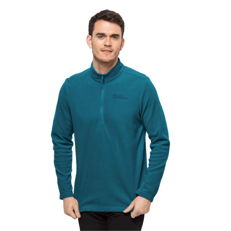 Blue Coral Brand Brand Jack Wolfskin Men's Taunus Half-Zip