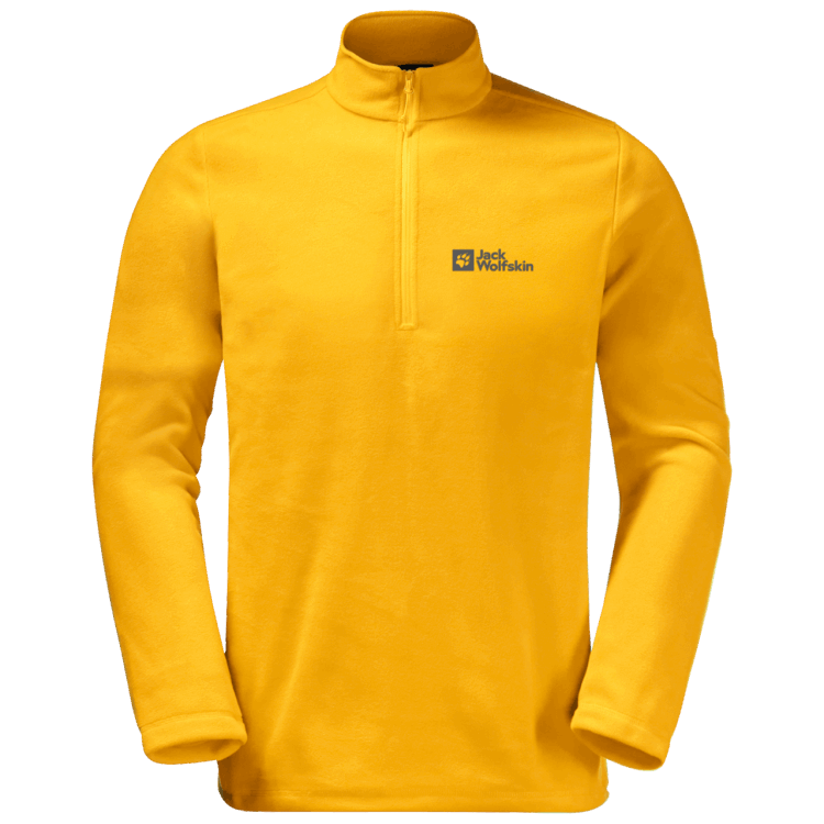 Burly Yellow Xt Men's Taunus Half-Zip Brand Jack Wolfskin Original