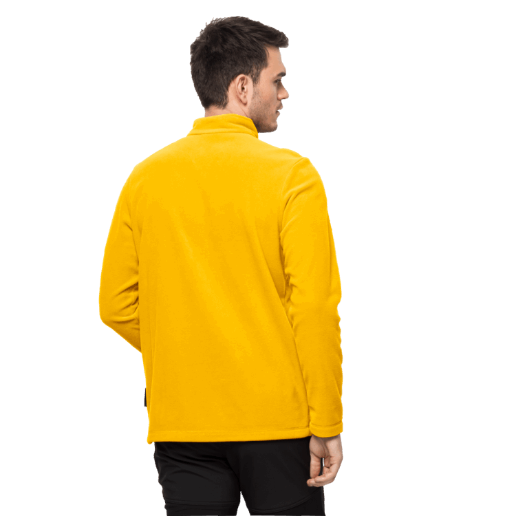 Burly Yellow Xt Men's Taunus Half-Zip Brand Jack Wolfskin Original