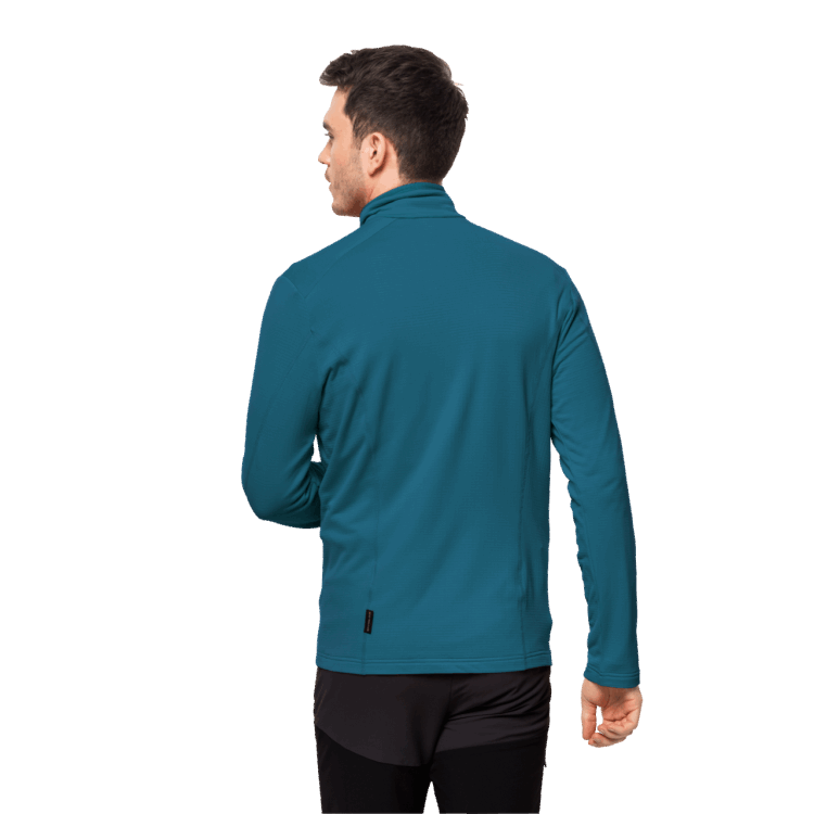 Men's Kolbenberg Full-Zip Blue Coral Brand Jack Wolfskin