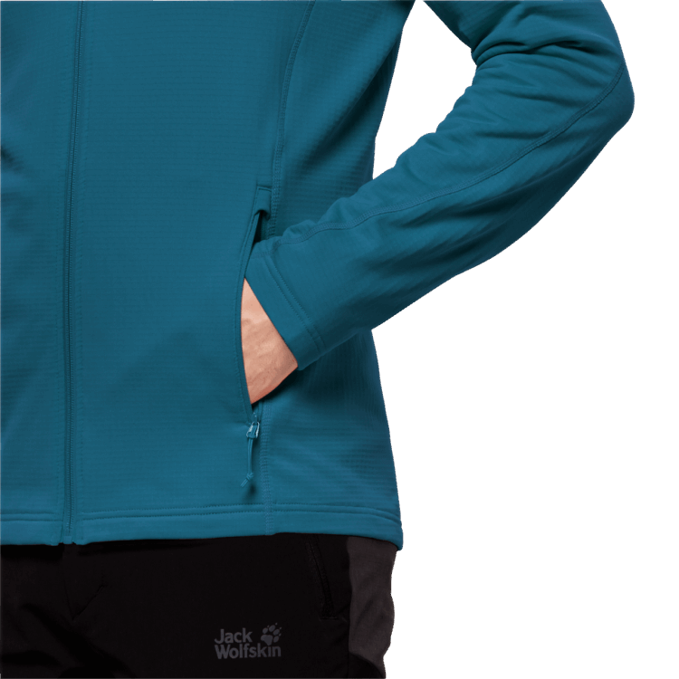 Men's Kolbenberg Full-Zip Blue Coral Brand Jack Wolfskin