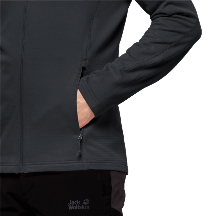 Men's Kolbenberg Full-Zip Phantom Original Brand Jack Wolfskin