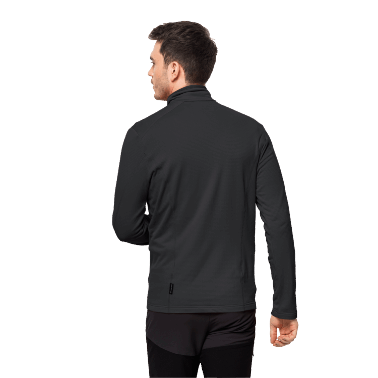 Men's Kolbenberg Full-Zip Hot Brand Jack Wolfskin Black