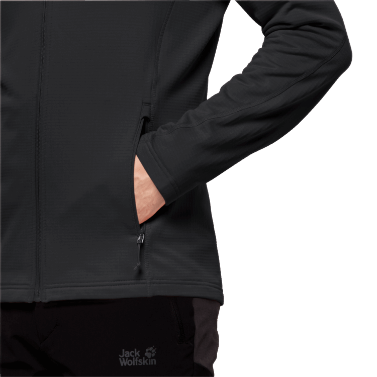 Men's Kolbenberg Full-Zip Hot Brand Jack Wolfskin Black