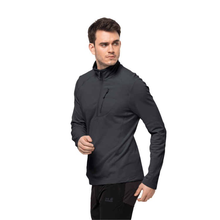 Brand Jack Wolfskin Men's Kolbenberg Half-Zip Phantom Origin