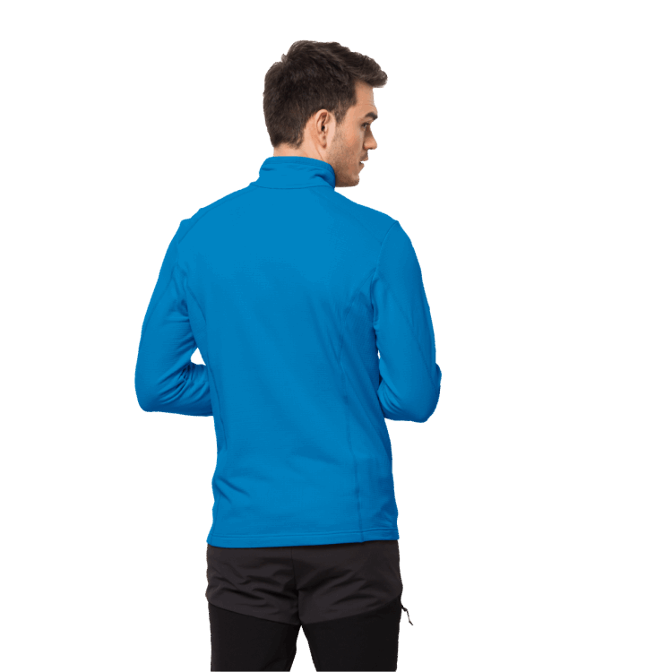 Brand Jack Wolfskin Men's Kolbenberg Half-Zip Origins Blue Pacific