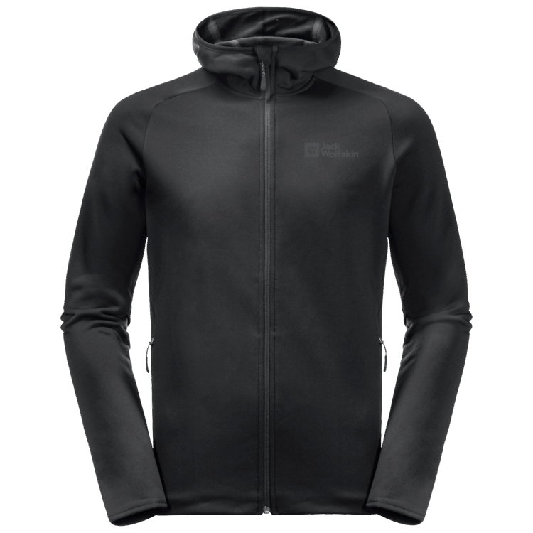 Black Brand Jack Wolfskin Men's Baiselberg Hooded Full-Zip