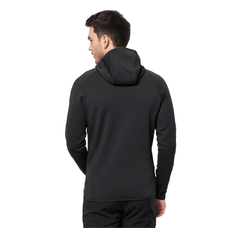 Black Brand Jack Wolfskin Men's Baiselberg Hooded Full-Zip