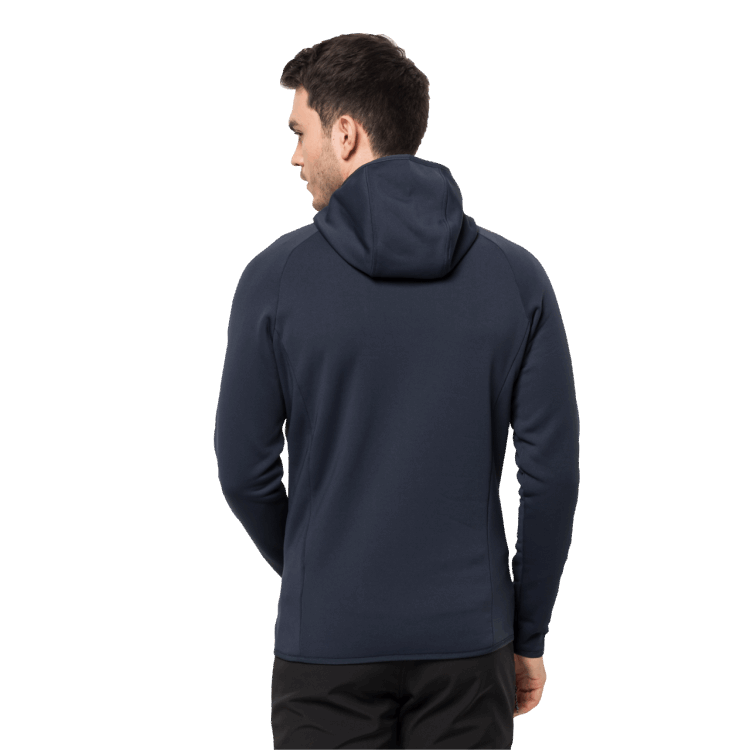Night Blue Brand Jack Wolfskin Men's Baiselberg Hooded Full-Zip Brands