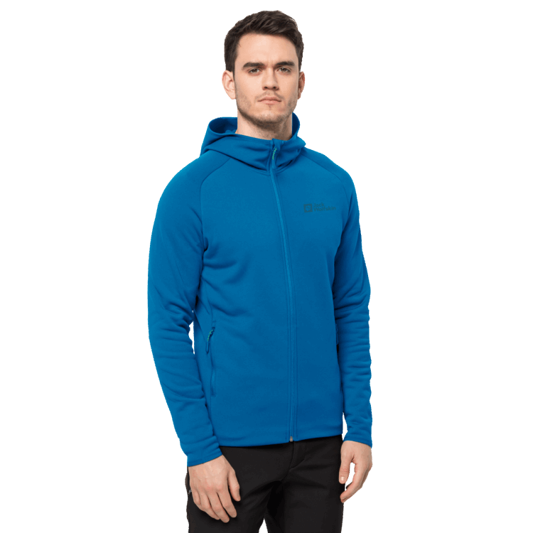 Blue Pacific Original Brand Jack Wolfskin Men's Baiselberg Hooded Full-Zip