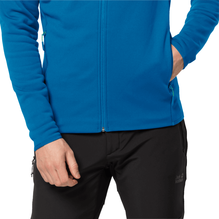 Blue Pacific Original Brand Jack Wolfskin Men's Baiselberg Hooded Full-Zip