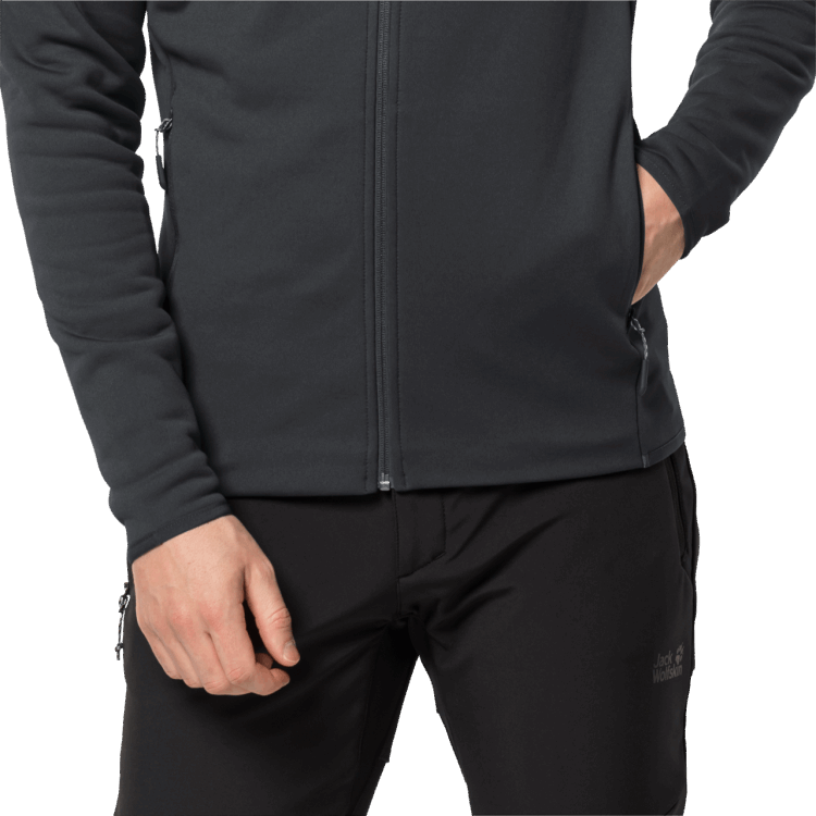 Phantom Hot Men's Baiselberg Hooded Full-Zip Brand Jack Wolfskin