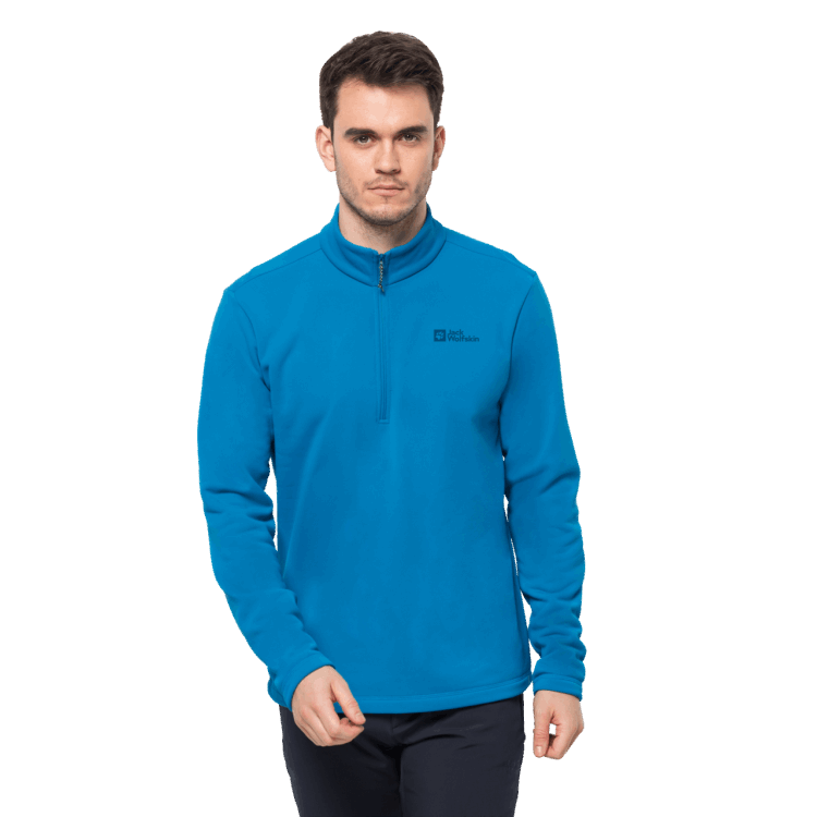Collection Men's Baiselberg Half-Zip Blue Pacific Brand Jack Wolfskin