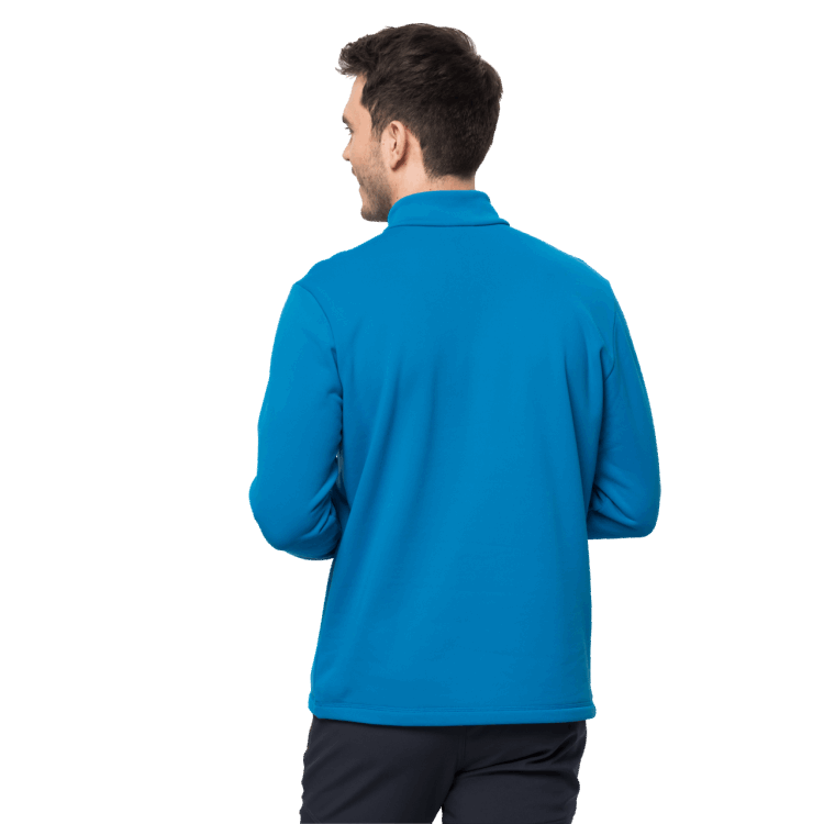 Collection Men's Baiselberg Half-Zip Blue Pacific Brand Jack Wolfskin