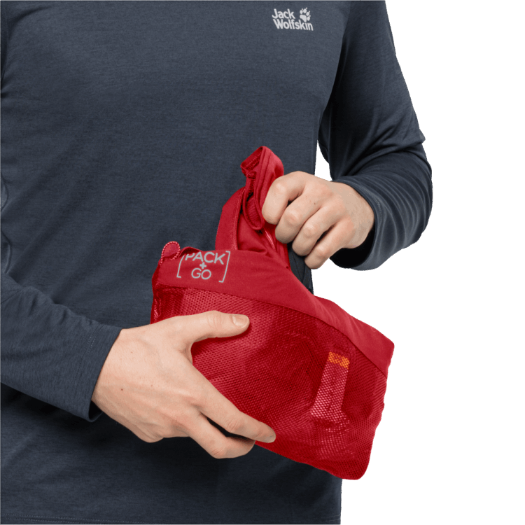 Men's Pack & Go Hybrid Adrenaline Red Brand Jack Wolfskin Hot