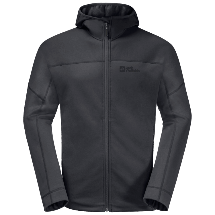 Men's Hirschberg Hooded Full-Zip New Brand Jack Wolfskin Phantom