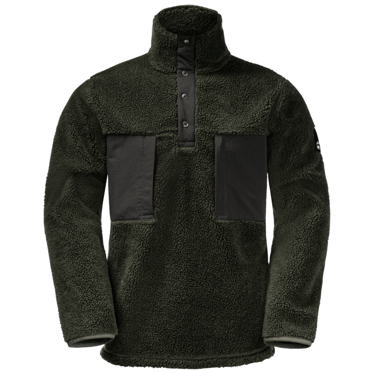 Brand Jack Wolfskin Antique Green Men's Pank Snap Collections