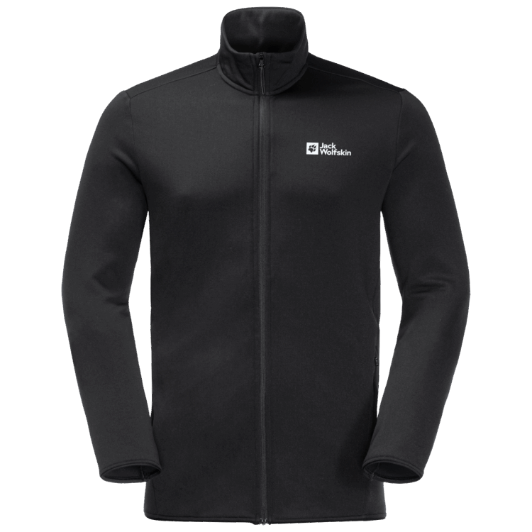 Brand Jack Wolfskin Origin Men's Pack & Go Full-Zip Black