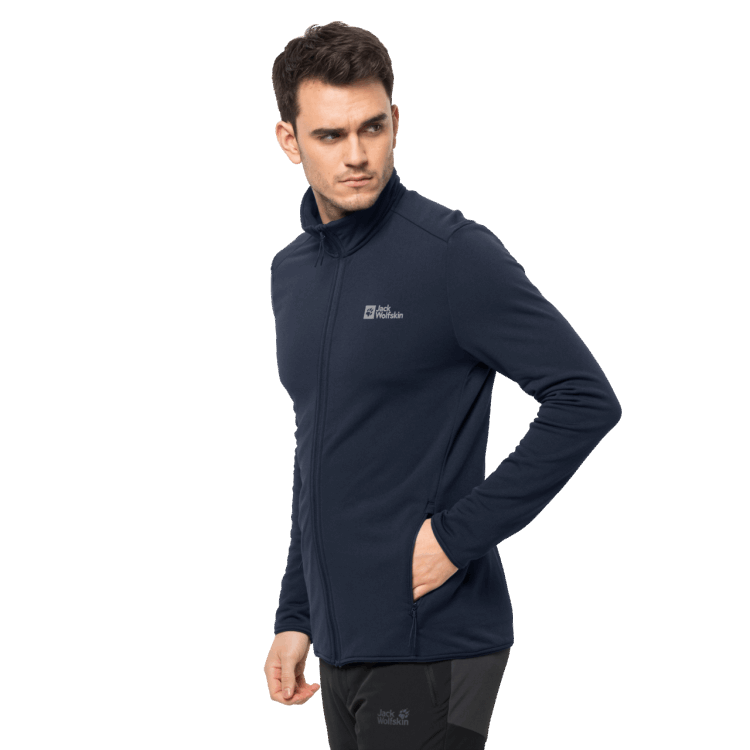 Brand Jack Wolfskin Origins Night Blue Men's Pack & Go Full-Zip