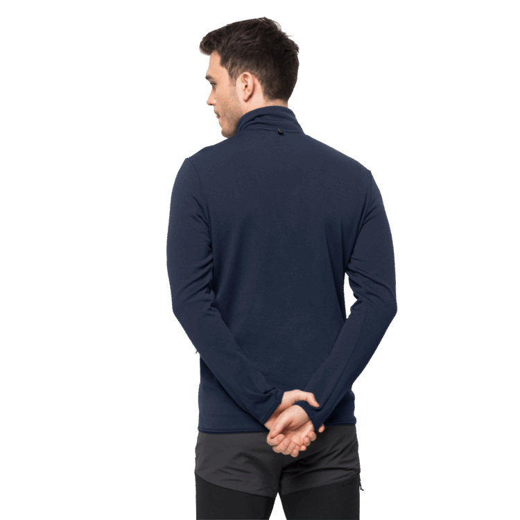 Brand Jack Wolfskin Origins Night Blue Men's Pack & Go Full-Zip